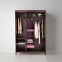 BRUSALI chest of drawers and wardrobe combination