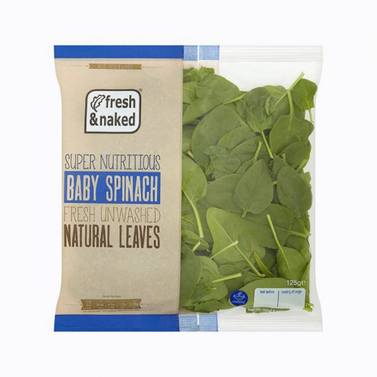 Fresh And Naked Spinach