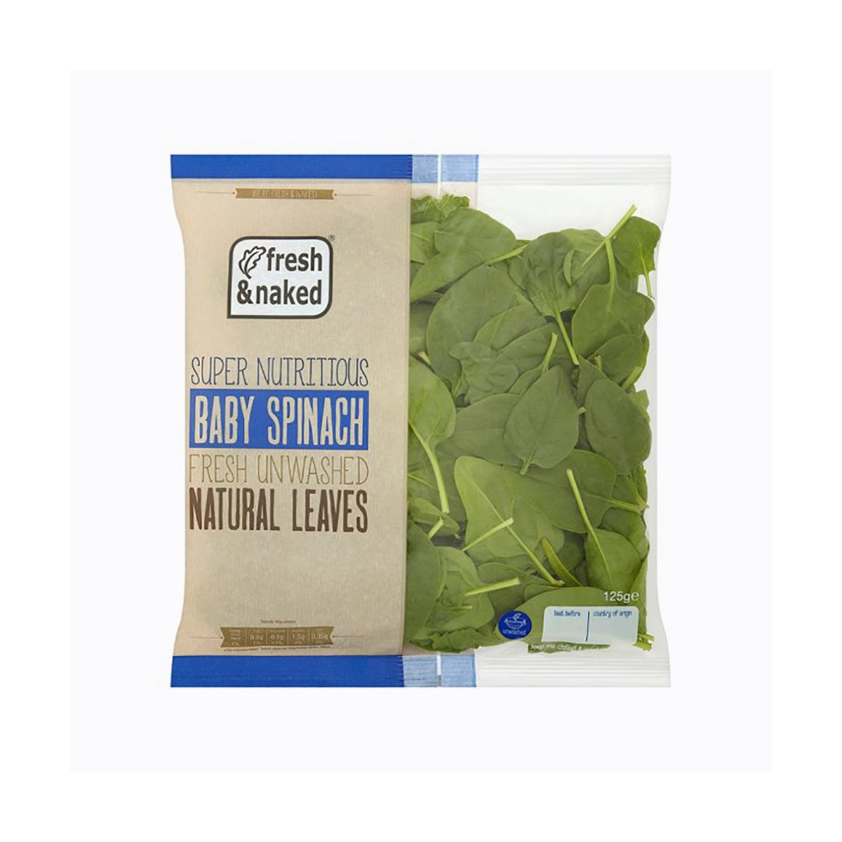 Fresh And Naked Spinach