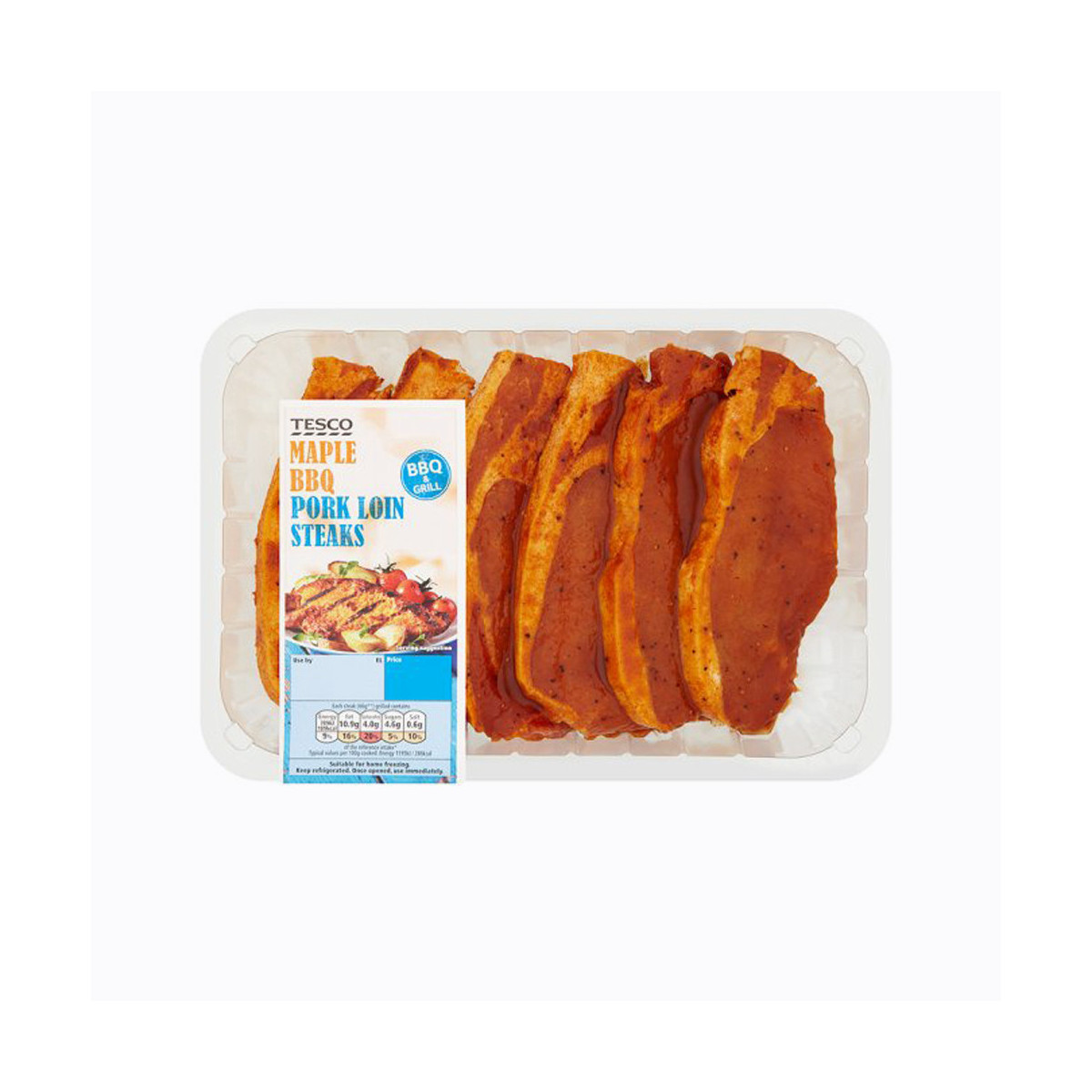 Tesco Bbq Maple Pork Loin Steaks