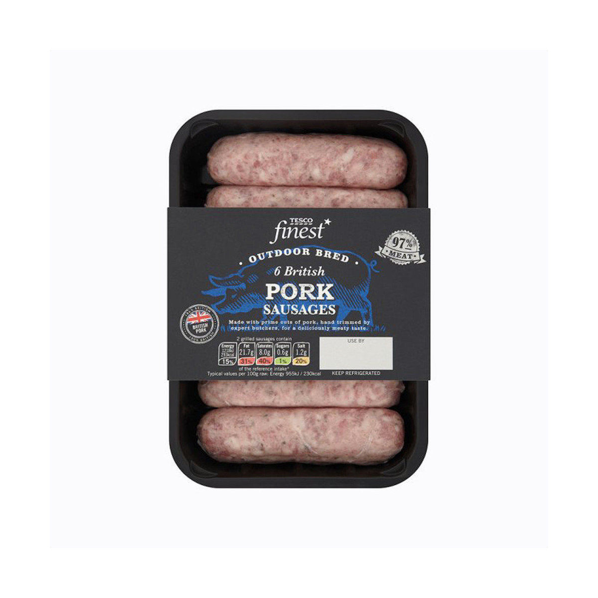 Tesco Finest British Traditional Pork Sausages