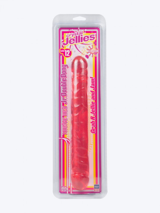 Crystal Jellies Double Dildo - Pink