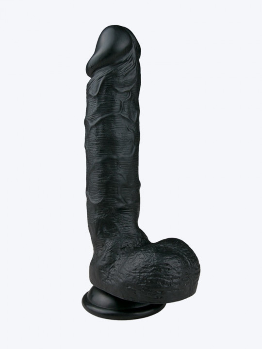 Realistic Dildo Black - 22.5cm