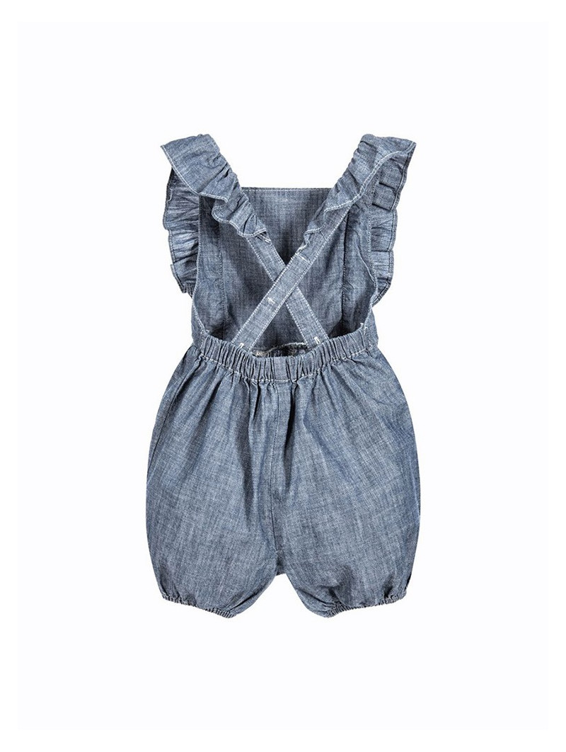 Baby Girls Chambray Playsuit