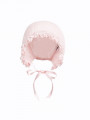 Baby Girls Pink Hand-Smocked Bonnet