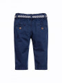 Baby Boys Blue Trousers with Belt