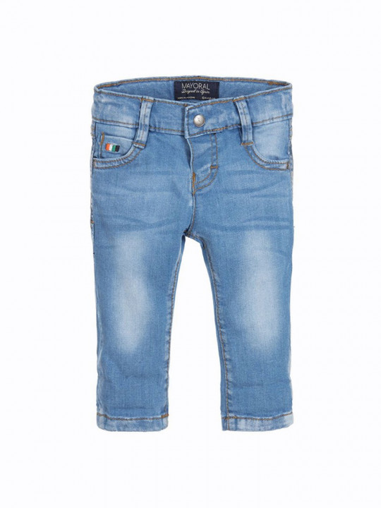 Baby Boys Light Blue Slim-Fit Jeans